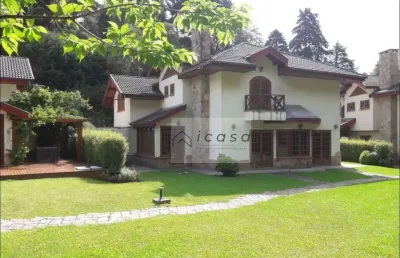 Sobrado com 5 dormitórios, 460 m² - venda por r$ 5.000.000,00 ou aluguel por r$ 25.060,00/mês - vila capivari - campos do jordão/sp