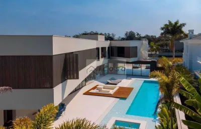 Sobrado com 3 dormitórios à venda, 900 m² por r$ 23.500.000,00 - condomínio chácara serimbura - são josé dos campos/sp