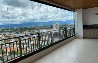 Apartamento com 4 dormitórios para alugar, 280 m² por r$ 9.365,00/mês - edifício des arts - taubaté/sp
