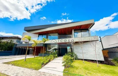 Sobrado com 5 dormitórios à venda, 615 m² por r$ 8.500.000,00 - condomínio reserva do paratehy - são josé dos campos/sp