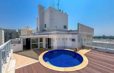 Cobertura com 3 dormitórios à venda, 215 m² por r$ 1.400.000 - jardim esplanada - são josé dos campos/sp
