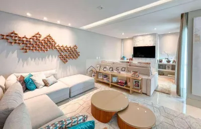 Apartamento com 4 dormitórios à venda, 245 m² por r$ 3.600.000,00 - jardim aquarius - são josé dos campos/sp