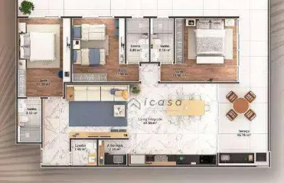 Apartamento com 3 dormitórios à venda, 154 m² por r$ 3.028.781 - praia da enseada - ubatuba/sp