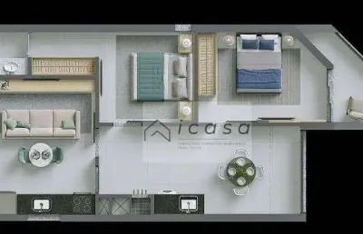 Apartamento com 2 dormitórios à venda, 70 m² por r$ 1.507.000,00 - itaguá - ubatuba/sp