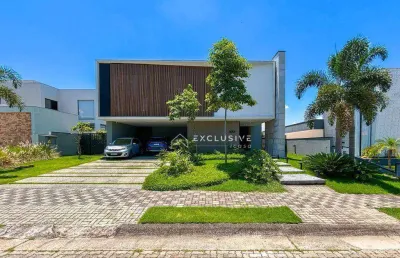 Sobrado com 4 dormitórios à venda, 560 m² por r$ 5.850.000,00 - condomínio reserva do paratehy - são josé dos campos/sp