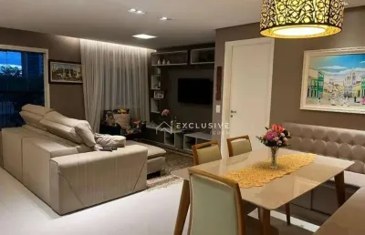 Apartamento com 3 dormitórios à venda, 143 m² por r$ 1.750.000,00 - edifício premiere aquarius - são josé dos campos/sp