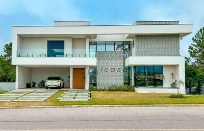 Sobrado com 4 dormitórios, 470 m² - venda por r$ 3.600.000,00 ou aluguel por r$ 14.925,00/mês - tampanhão - jambeiro/sp