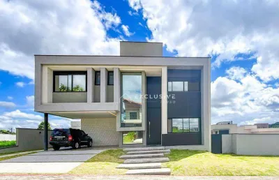 Sobrado com 4 dormitórios à venda, 298 m² por r$ 2.450.000,00 - condomínio residencial ecopark bourbon  - caçapava/sp
