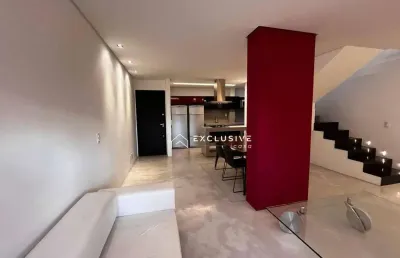 Apartamento duplex com 1 dormitório à venda, 82 m² por r$ 750.000,00 - jardim aquarius - são josé dos campos/sp