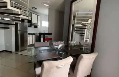 Cobertura com 2 dormitórios para alugar, 176 m² por r$ 5.817,00/mês - edifício village towers - taubaté/sp