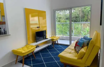 Apartamento com 2 dormitórios à venda, 64 m² por r$ 900.000,00 - toninhas - ubatuba/sp