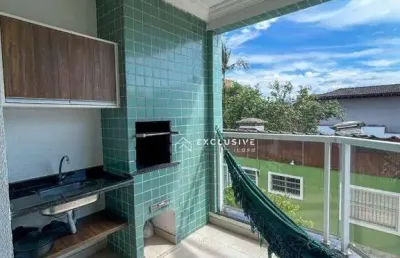 Apartamento com 2 dormitórios à venda, 73 m² por r$ 770.000,00 - itaguá - ubatuba/sp