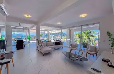 Cobertura com 3 dormitórios, 500 m² - venda por r$ 4.950.000,00 ou aluguel por r$ 15.975,00/mês - barra da lagoa - ubatuba/sp