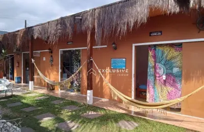 Pousada com 4 dormitórios, 300 m² - venda por r$ 960.000,00 ou aluguel por r$ 8.515,00/mês - taquaral - ubatuba/sp