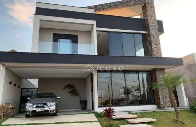 Sobrado com 4 dormitórios à venda, 250 m² por r$ 2.050.000,00 - condomínio terras do vale - caçapava/sp