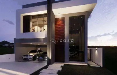 Sobrado com 3 dormitórios à venda, 230 m² por r$ 1.500.000,00 - condomínio santa mônica - caçapava/sp