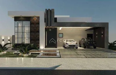 Casa com 3 dormitórios à venda, 178 m² por r$ 1.275.000,00 - condomínio santa mônica - caçapava/sp