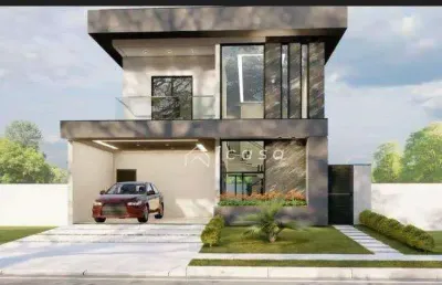 Sobrado com 3 dormitórios à venda, 167 m² por r$ 1.180.000,00 - condominio residencial malibu - caçapava/sp