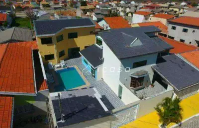 Sobrado com 5 dormitórios à venda, 380 m² por r$ 795.000,00 - village das flores - caçapava/sp