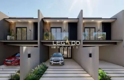 Casa com 3 dormitórios à venda, 136 m² por r$ 635.000,00 - guanabara - joinville/sc