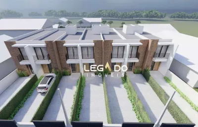 Casa com 2 dormitórios à venda, 96 m² por r$ 646.350,77 - boa vista - joinville/sc