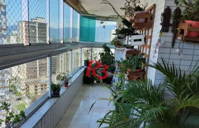 Apartamento com 3 dormitórios à venda, 170 m² por r$ 905.000,00 - caiçara - praia grande/sp