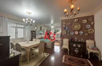 Apartamento com 3 dormitórios à venda, 152 m² por r$ 1.600.000,00 - ponta da praia - santos/sp