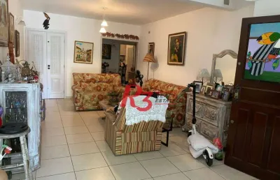 Casa com 4 dormitórios à venda, 250 m² - josé menino - santos/sp