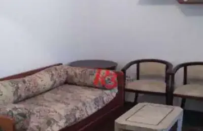 Apartamento com 1 dormitório, 50 m² - gonzaga - santos/sp