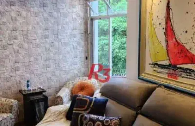 Apartamento com 1 dormitório à venda, 50 m² - itararé - são vicente/sp