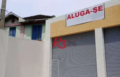 Loja para alugar, 322 m² por r$ 22.000,00/mês - marapé - santos/sp