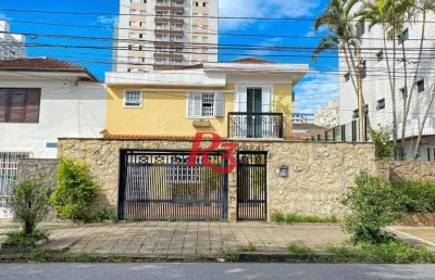 Sobrado à venda, 200 m² por r$ 1.950.000,00 - embaré - santos/sp