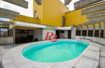 Cobertura com 6 dormitórios à venda, 750 m² por r$ 5.500.000,00 - boqueirão - santos/sp