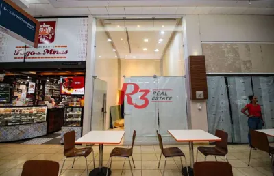 Loja para alugar, 29 m² por r$ 4.370,00/mês - gonzaga - santos/sp