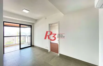 Apartamento com 1 dormitório, 54 m² - venda por r$ 860.000 ou aluguel por r$ 5.200/mês - boqueirão - santos/sp