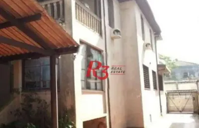 Casa à venda, 400 m² por r$ 1.300.000,00 - vila belmiro - santos/sp