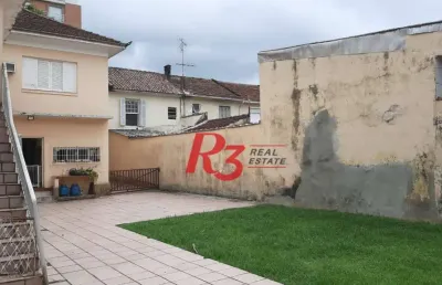 Casa com 4 dormitórios à venda, 251 m² por r$ 2.146.000,00 - marapé - santos/sp