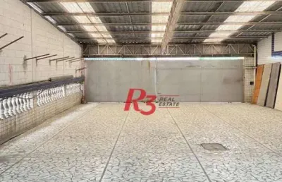 Galpão para alugar, 738 m² por r$ 15.700,00/mês - centro - santos/sp