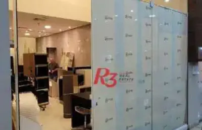 Loja para alugar, 29 m² por r$ 5.500,00/mês - gonzaga - santos/sp