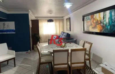 Apartamento à venda, 136 m² por r$ 750.000,00 - campo grande - santos/sp