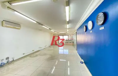 Sala à venda, 80 m² por r$ 318.000,00 - centro - santos/sp