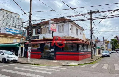 Loja para alugar, 378 m² por r$ 11.440,00/mês - boqueirão - santos/sp