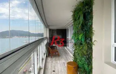 Apartamento com 4 dormitórios à venda, 189 m² por r$ 2.890.000,00 - ponta da praia - santos/sp