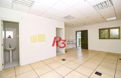 Sala, 43 m² - venda por r$ 280.000,00 ou aluguel por r$ 2.500,00/mês - valongo - santos/sp