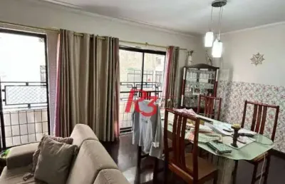 Apartamento com 3 dormitórios à venda, 128 m² por r$ 850.000,00 - gonzaga - santos/sp