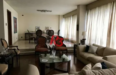 Apartamento com 4 dormitórios à venda, 302 m² por r$ 1.702.000,00 - boqueirão - santos/sp