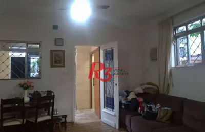 Sobrado para venda ou locação no bairro campo grande em santos.