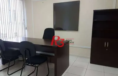 Sala coml. no centro de santos à venda, reformada!! oportunidade!