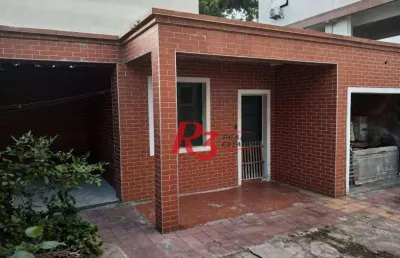 Sobrado com 3 dormitórios à venda, 307 m²  - boqueirão - santos/sp