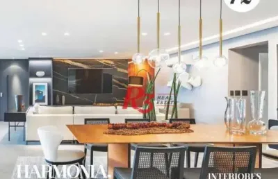 Apartamento à venda, 344 m² por r$ 6.300.000,00 - aparecida - santos/sp